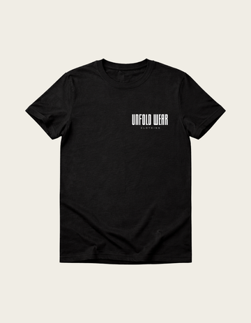 Unfold Wear Evolution Graphic Tee – Black