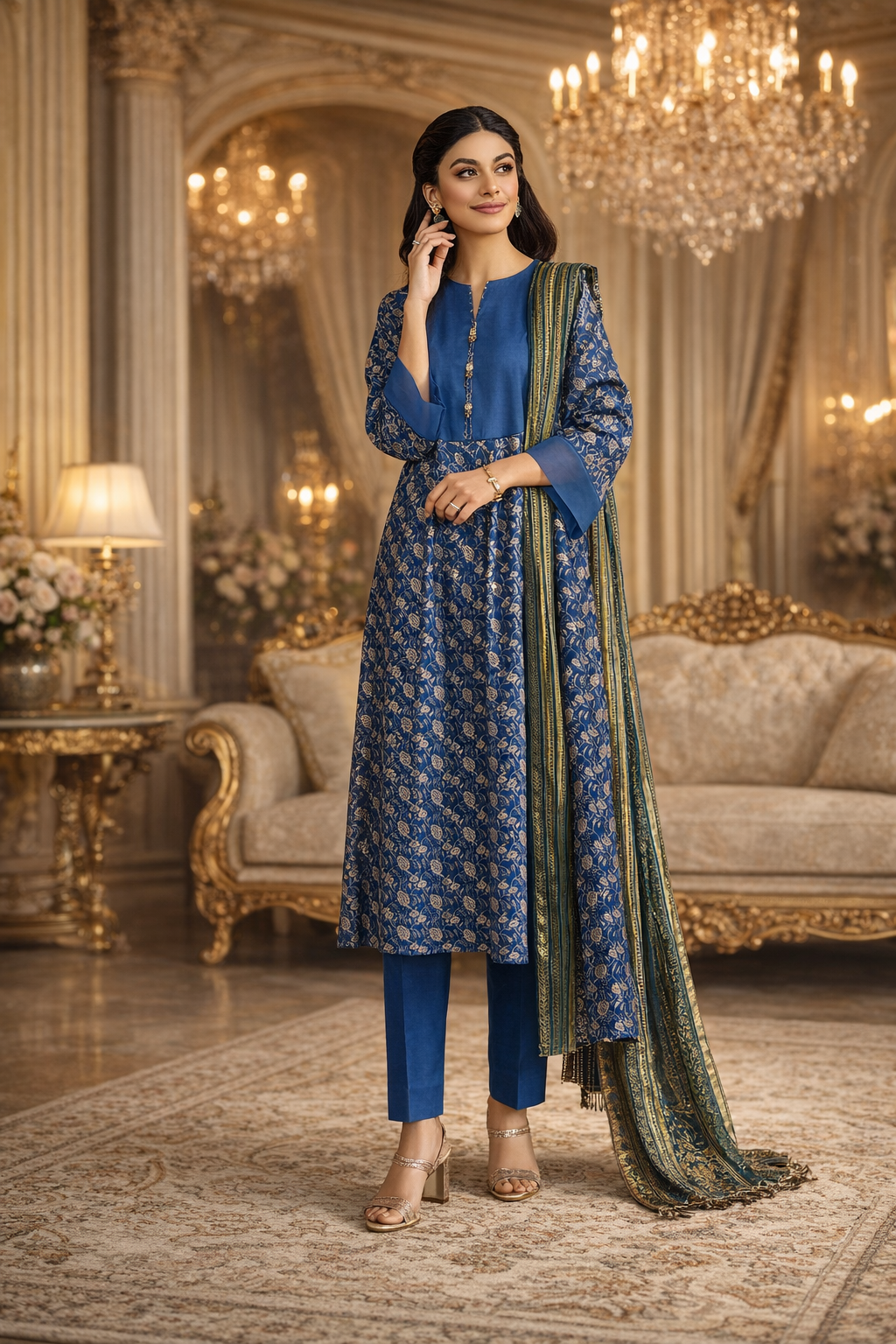 Nishat Unstitched 3-Piece Digital Printed Lawn Suit – 42201565-R